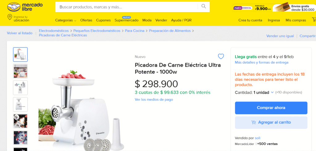 Comparativa Sunmile Competencia