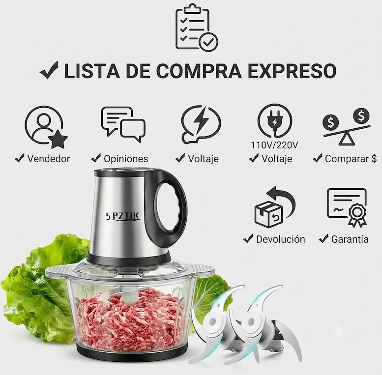Lista rápida antes de comprar