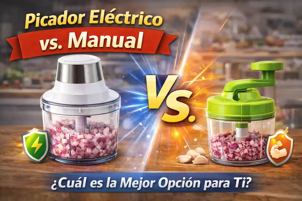 Picador Eléctrico vs. Manual.