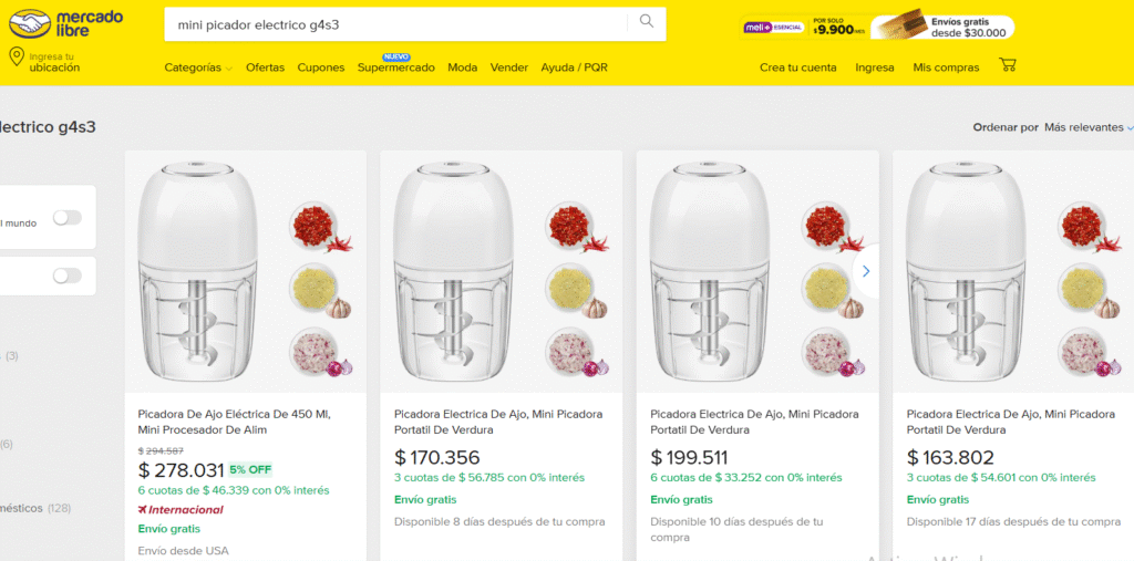 Testimonio Mini Picador eléctrico Competencia