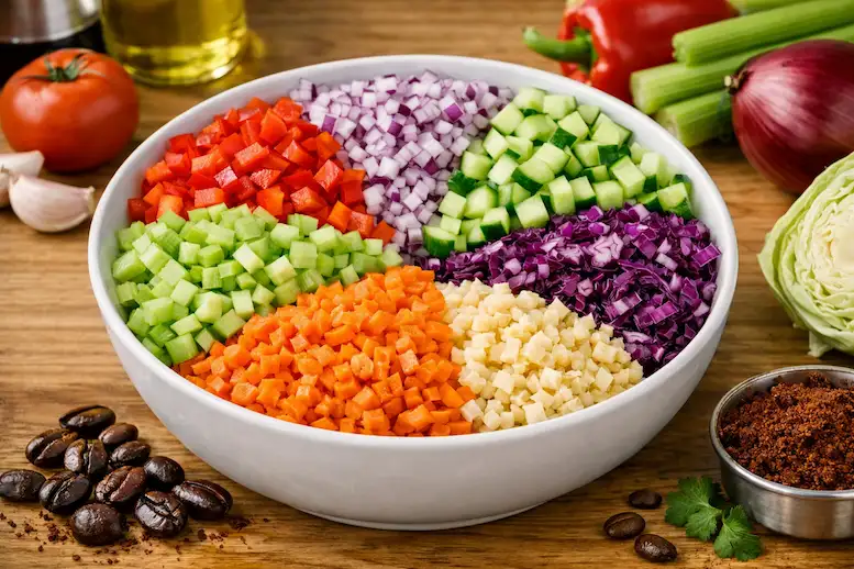 Qué verduras se pueden picar fácilmente