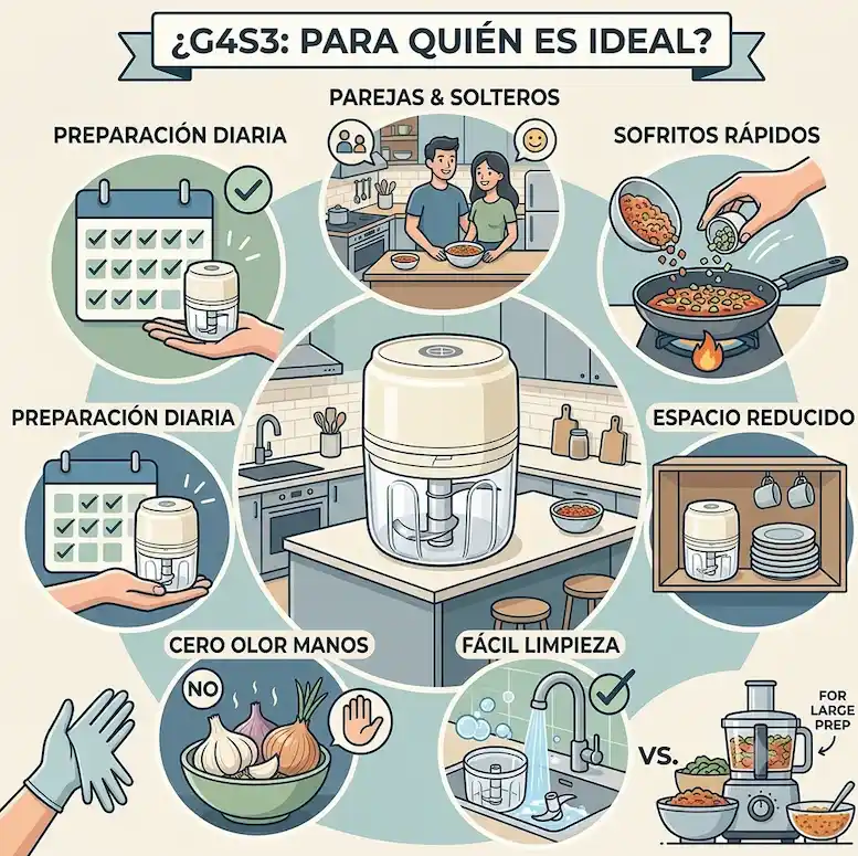 Para quién es recomendable un Picador de Ajo Eléctrico