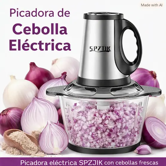 Picadora de Cebolla Eléctrica